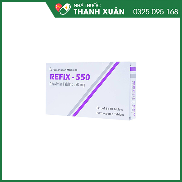 Refix-550 điều trị ruột kích thích